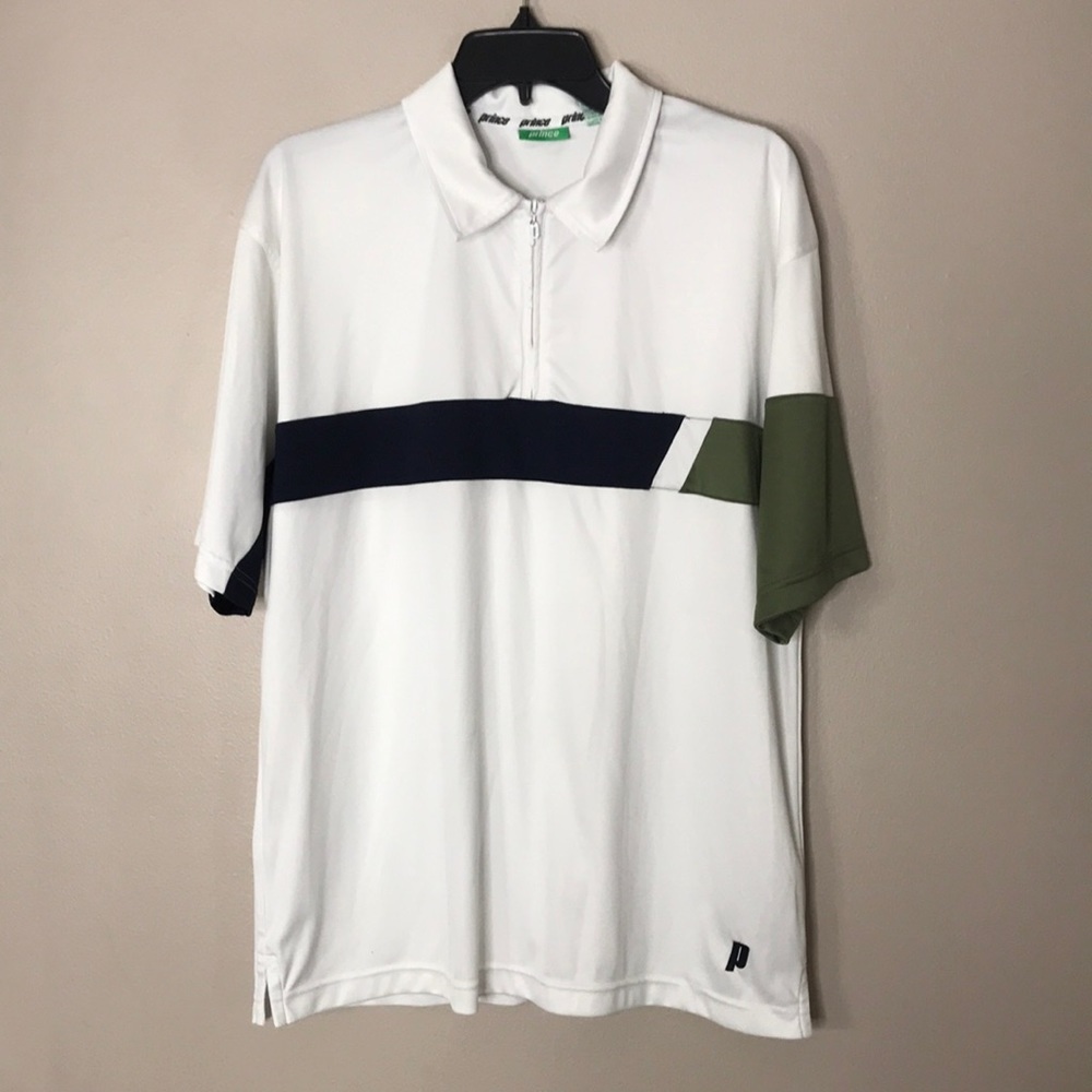 Prince quarter zip outdoor golf polo shirt size XL‎